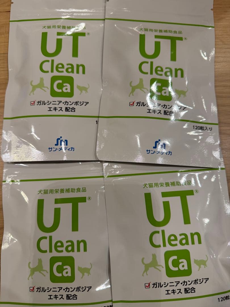 新品　UT Clean Ca 犬猫用サプリメント 4袋セット　UTクリーンCa