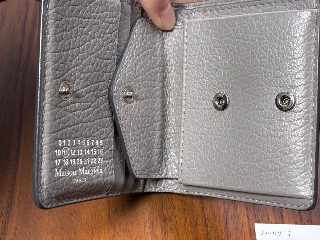 マルジェラ　財布　グレー