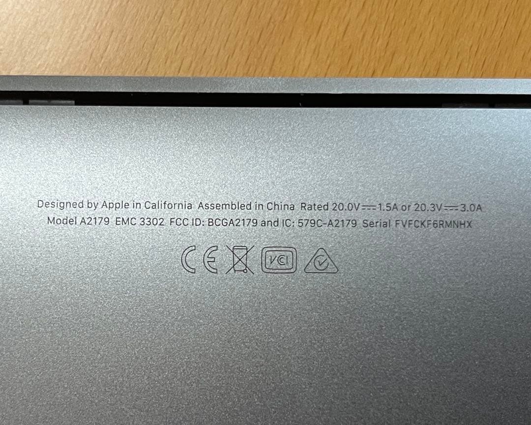 MacBook Air (i5 16GB 2020年)