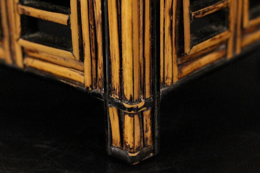 中国美術 竹足 天蒔絵 小卓台 唐物 極上 希少 旧家蔵出