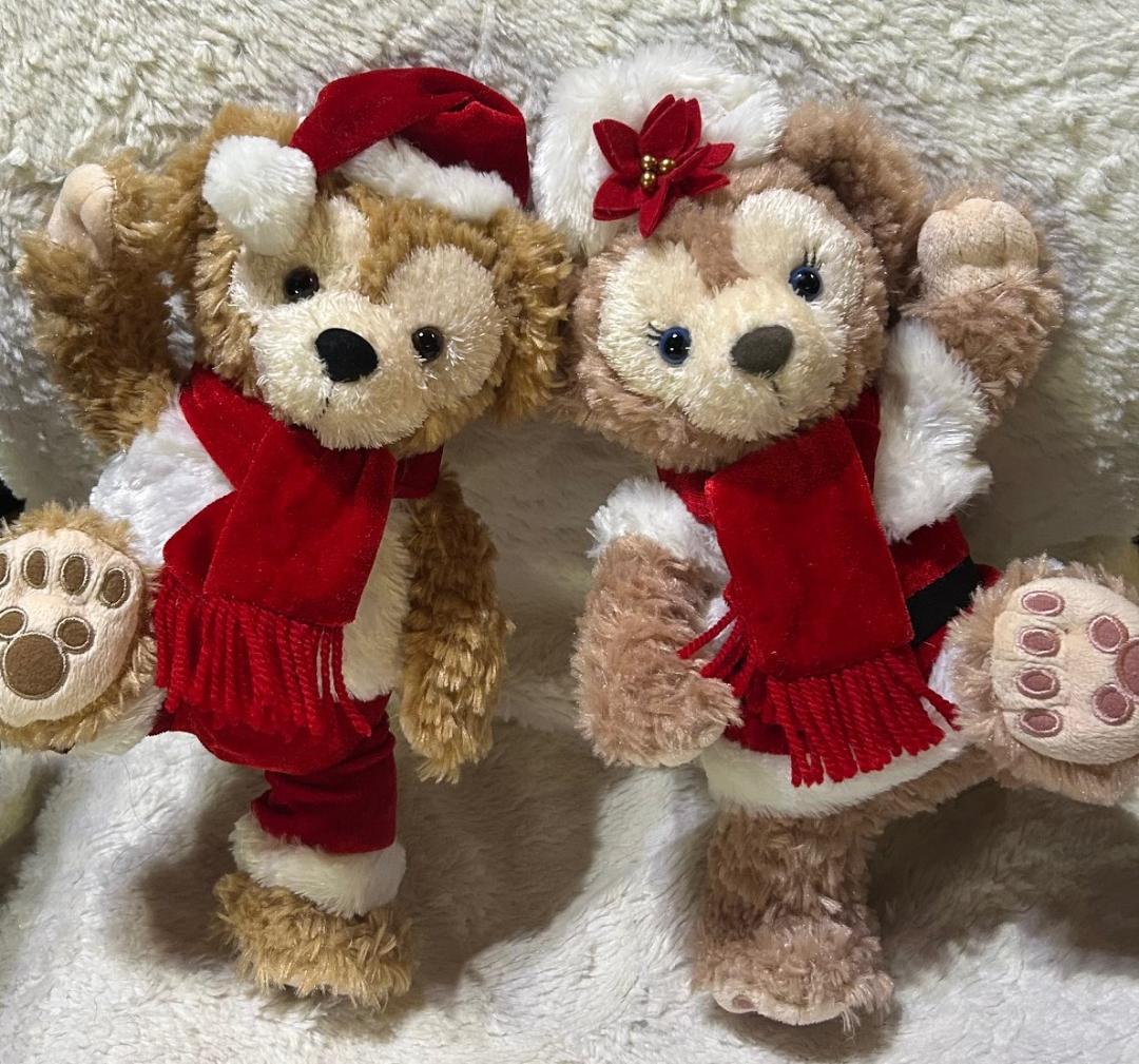 いかさ ダッフィー＆シェリーメイ ポーチ ぬいぐるみ 2011クリスマス