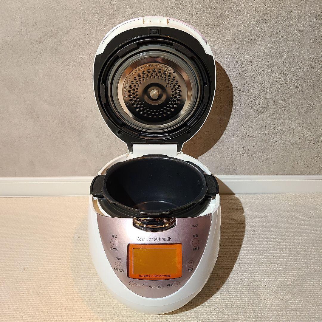 なでしこ健康生活　CRP-NO610F　炊飯器　６合炊き　高圧力ヒーター式加熱