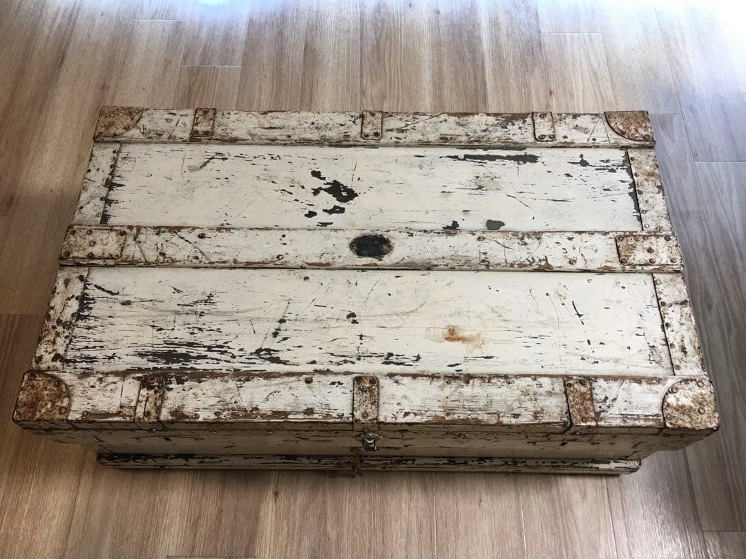 イギリス直輸入アンティーク　ブランケットボックス