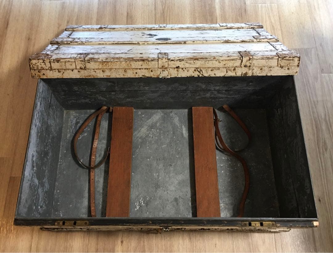 イギリス直輸入アンティーク　ブランケットボックス