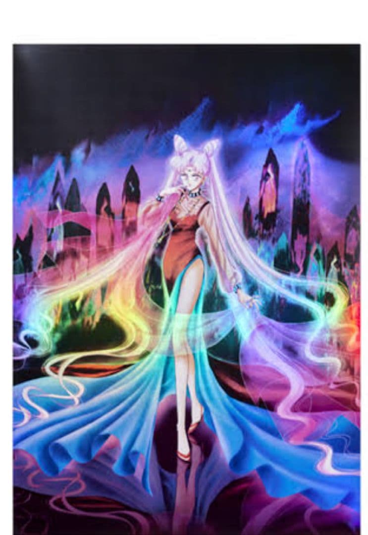 セーラームーン展2024 オーロラポスター ブラック