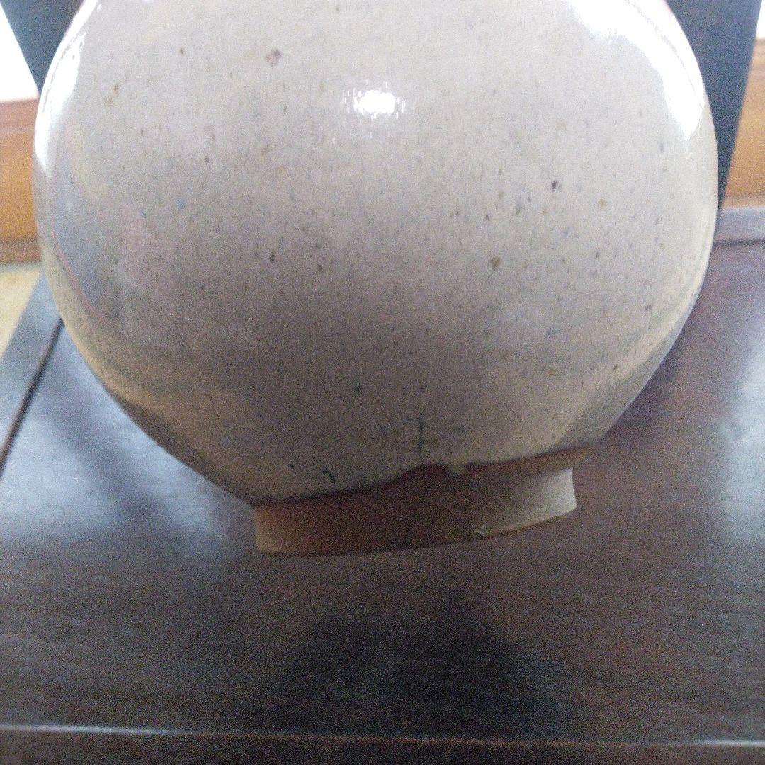 NO293　相馬焼or上野目焼　徳利　糠白釉