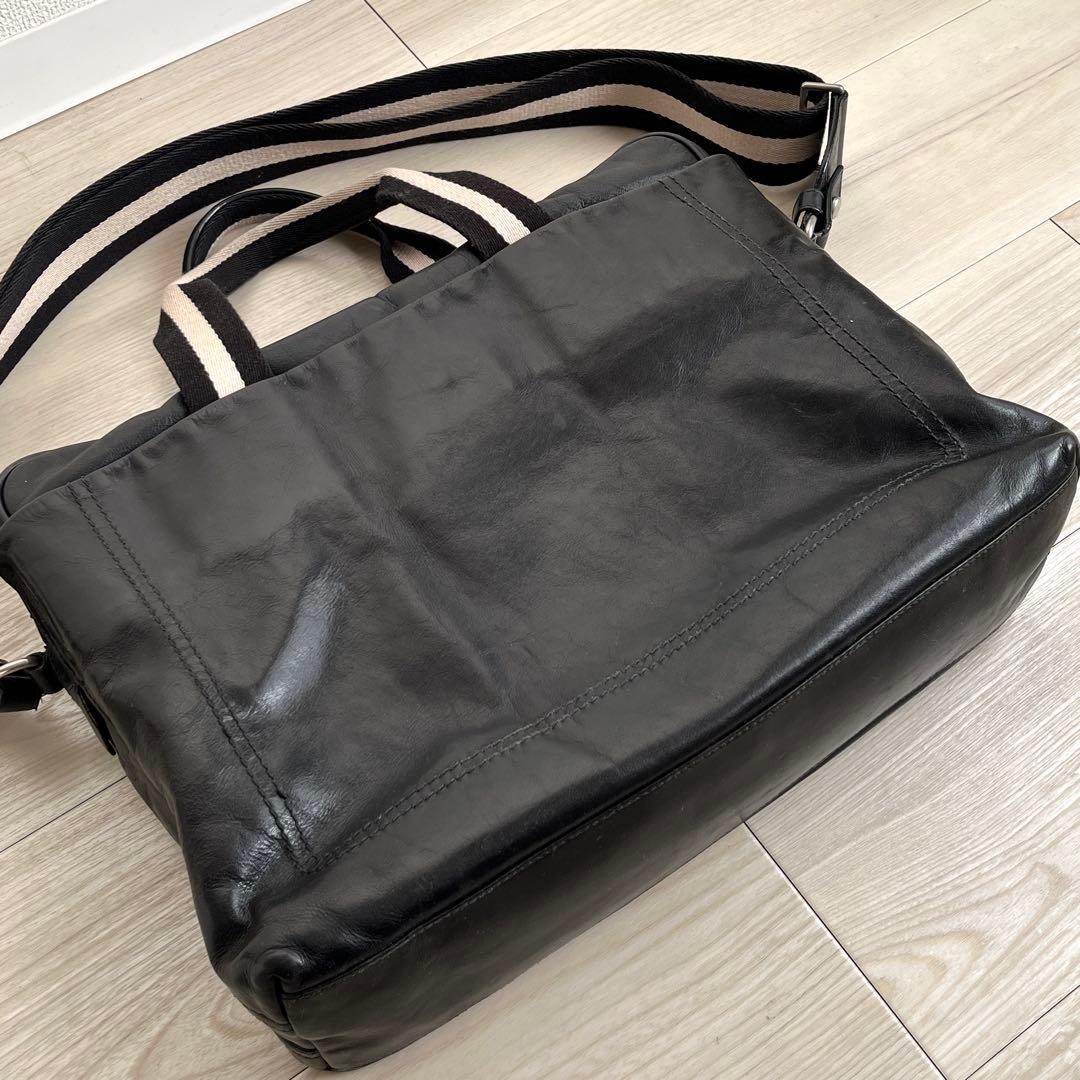 Bally バリー ビジネスバッグ トレインスポッティング2way レザー 黒