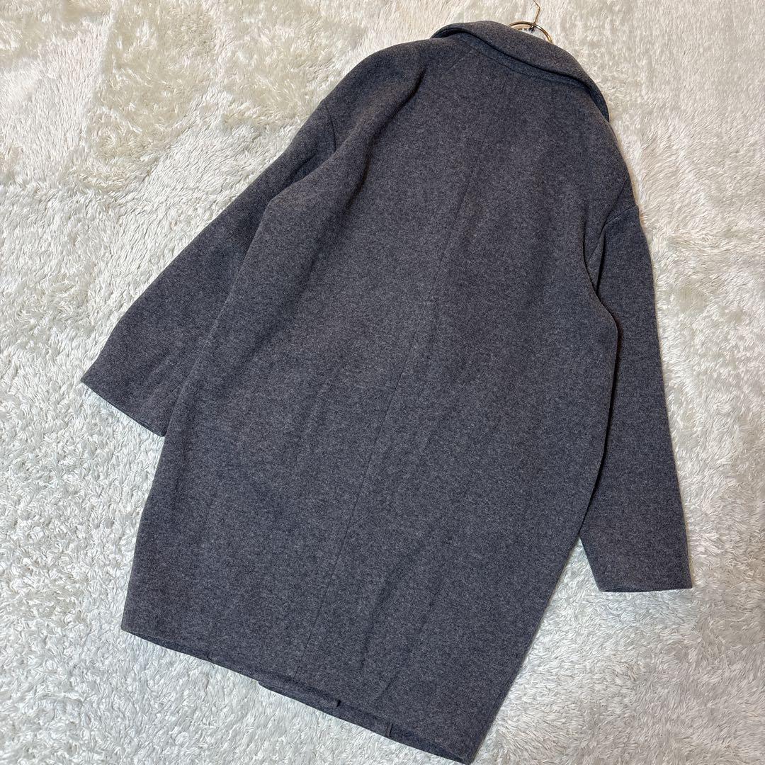美品＊Theory luxe セオリーリュクス　アルパカ混　ウールコート　グレー