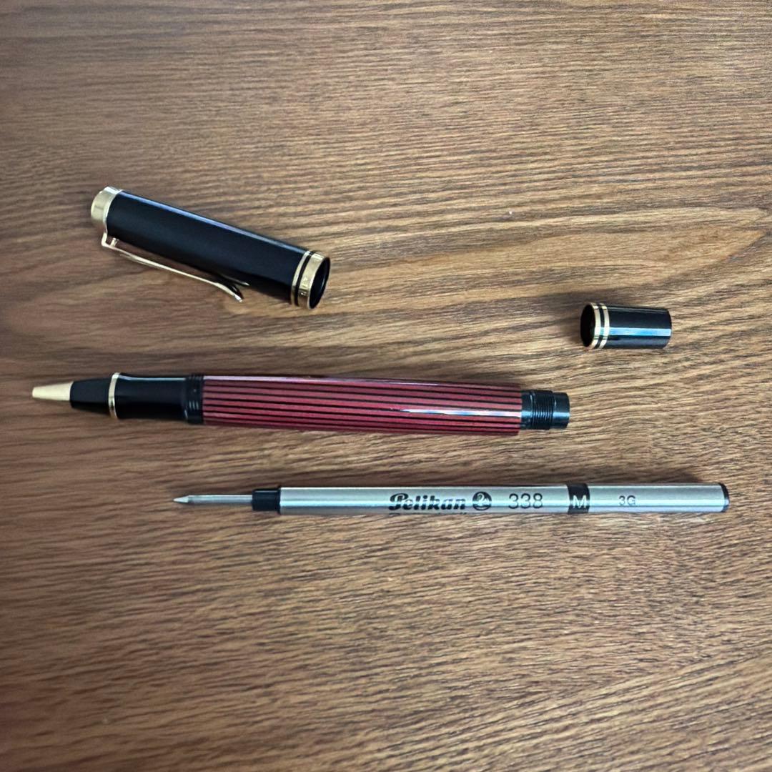 ペリカン　ボールペン　ボルドーカラー