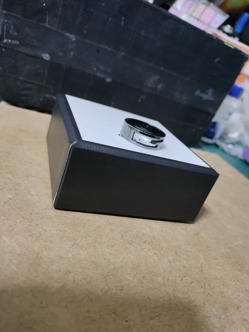 良好品 GUCCI グッチ シルバー925ブラックGリング 25号 高級感あり