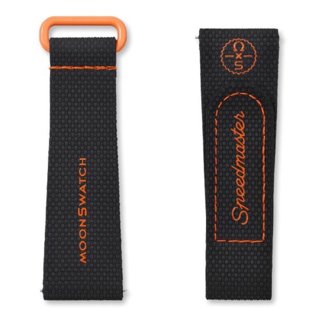 Swatch MoonSwatch ラバーベルト BLACK/ORANGE