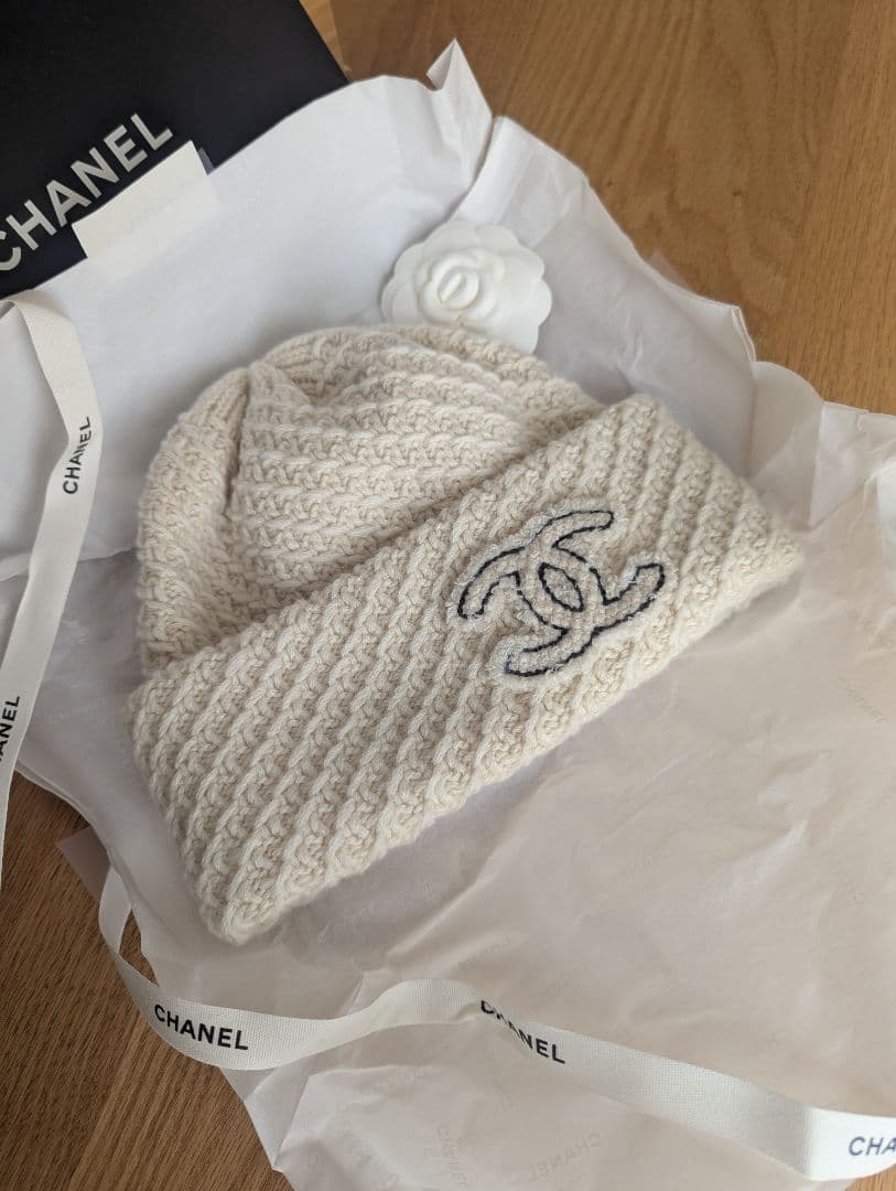 【新品未使用】CHANEL 大人気★ニット帽 シャネル