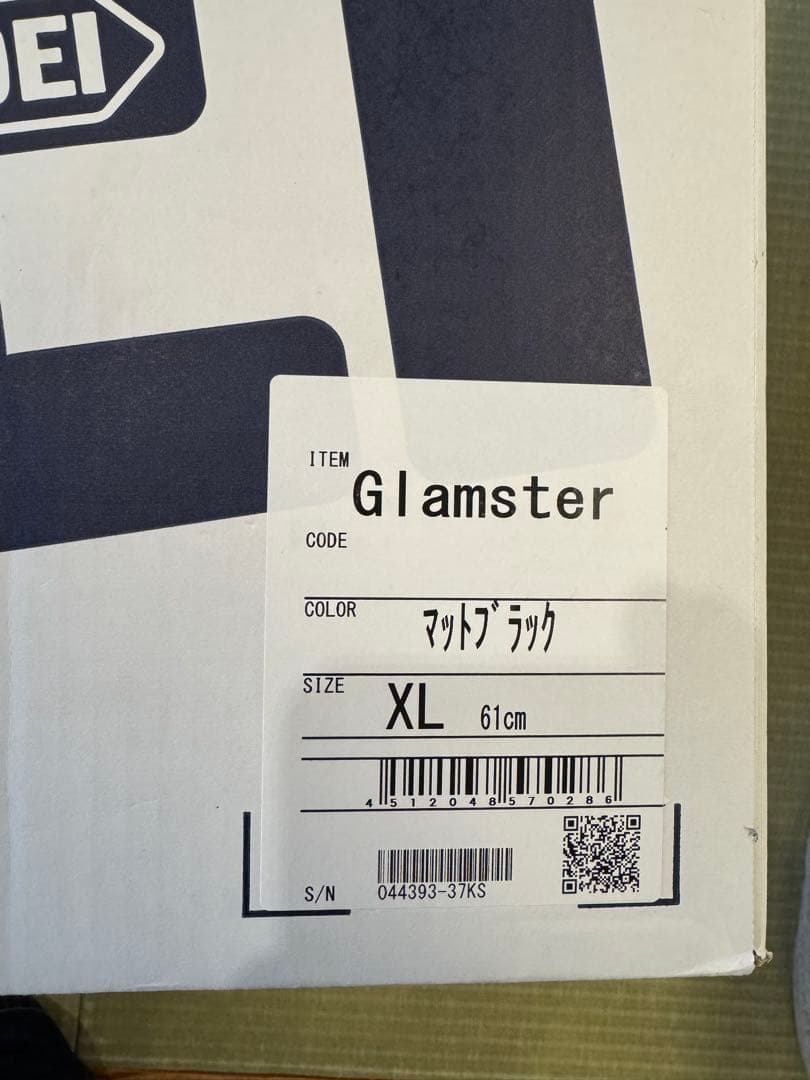 tomoSHOEI フルフェイスGlamster艶消し黒XLサイズ