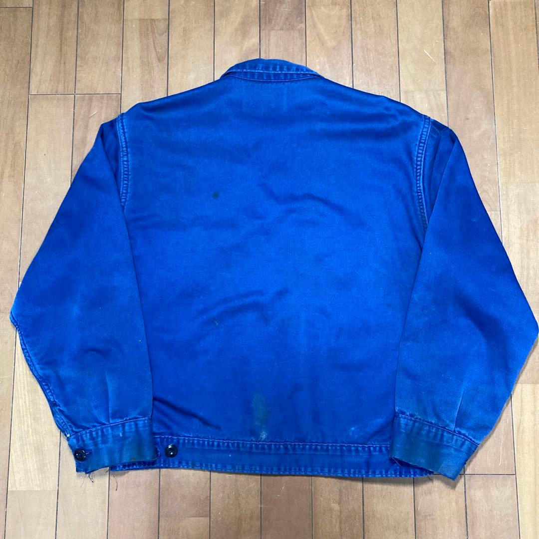 50s 60s ワークジャケット 短丈 TALONZIP 片爪 USA アメリカ