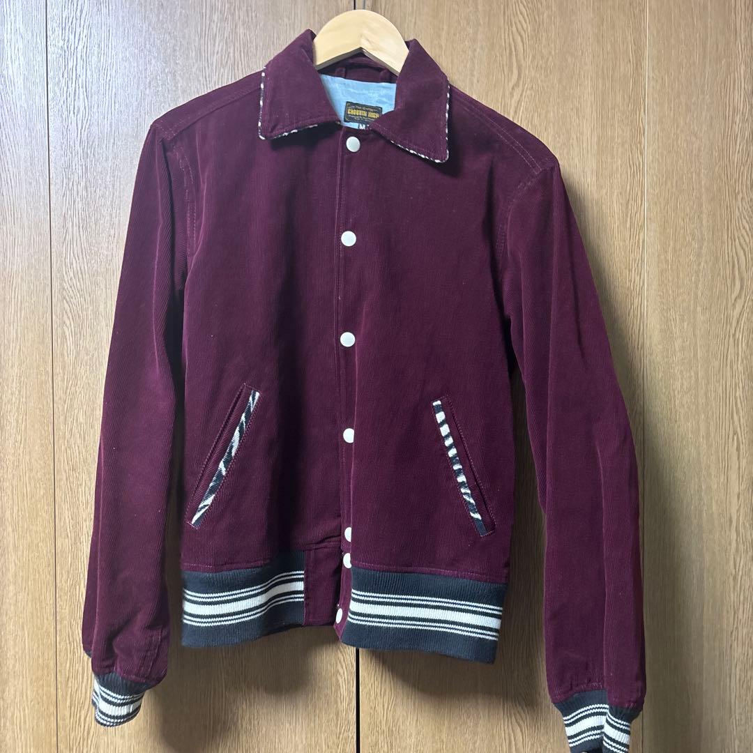 GROOVIN HIGH バーガンディ コーデュロイジャケット M
