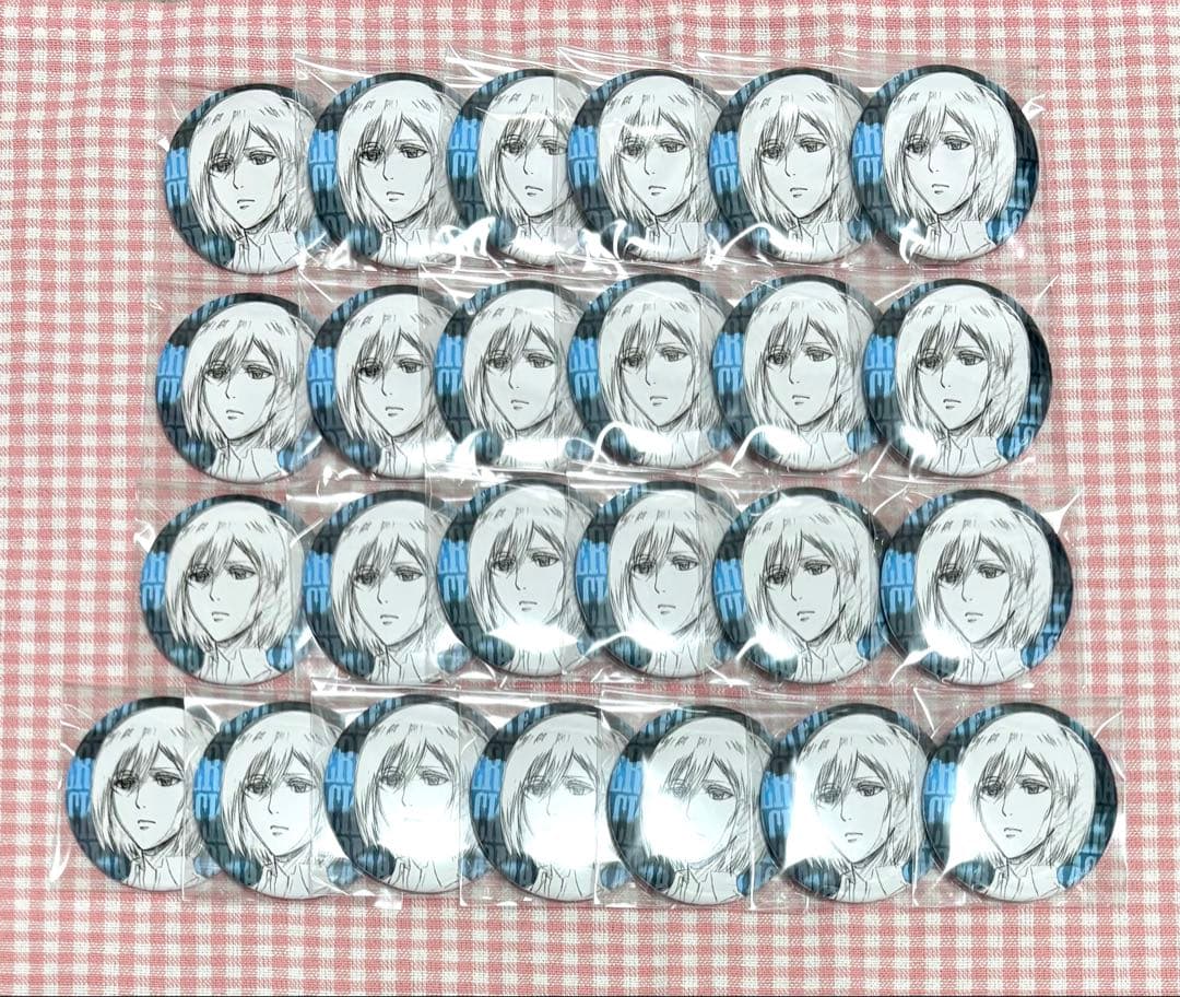 進撃の巨人 witstudio 缶バッジ ミカサ