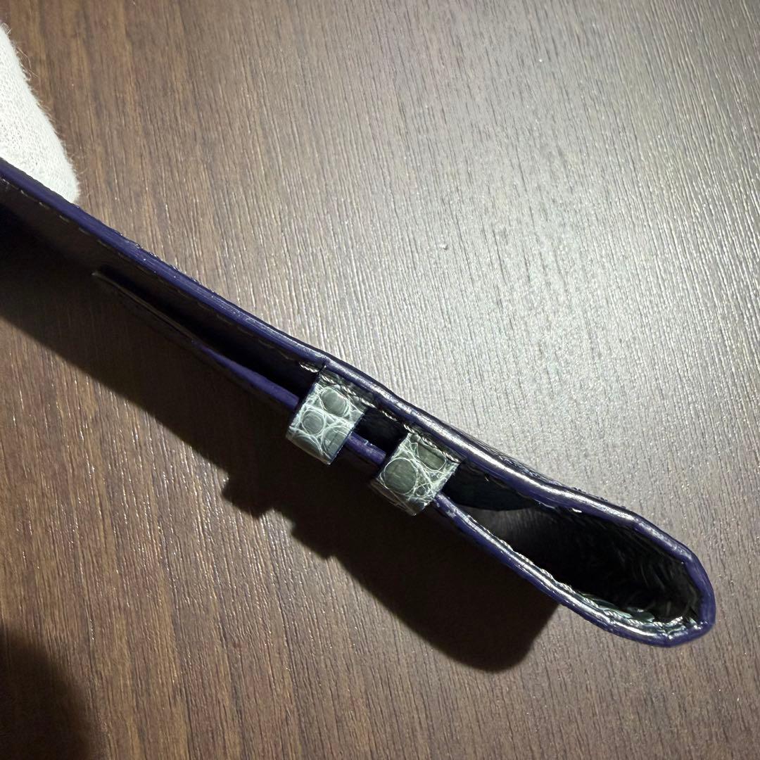 カミーユフォルネ CAMILLE FOURNETレザー×クロコダイル ペンケース