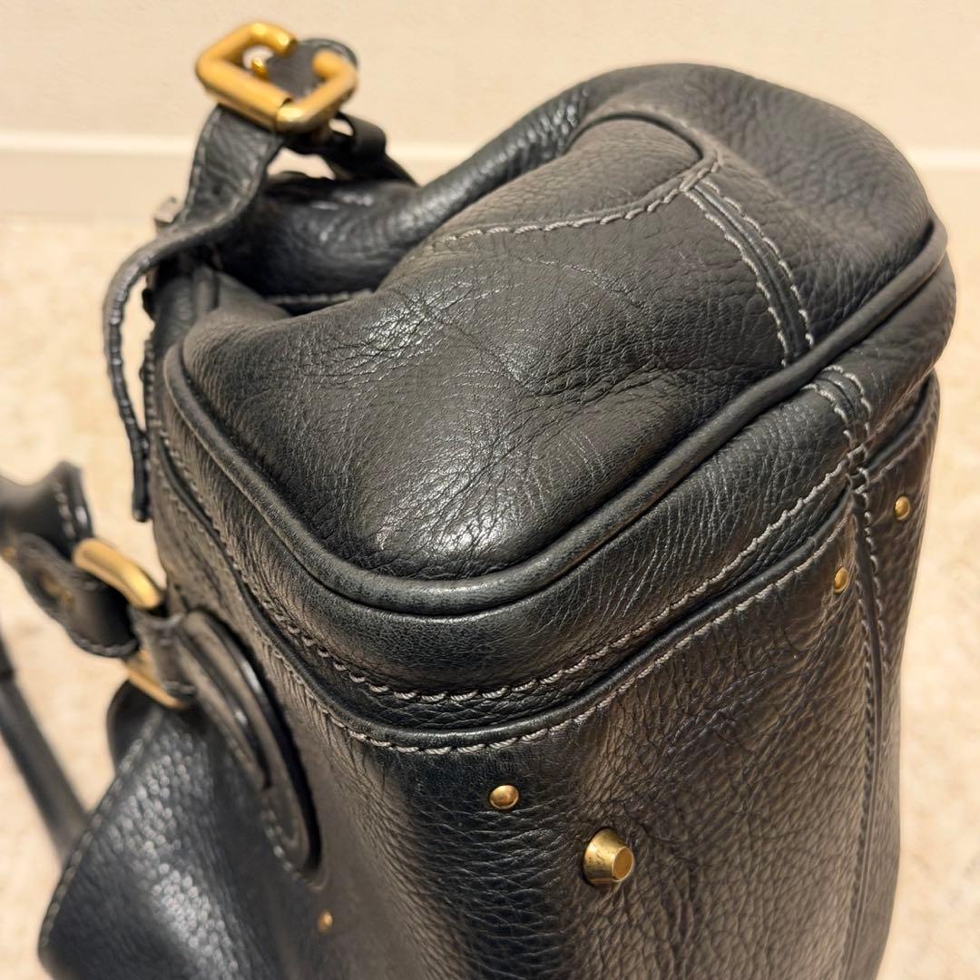 【廃盤・美品】Chloé　クロエ　パディントン　ミィディアム　ブラック　黒　人気