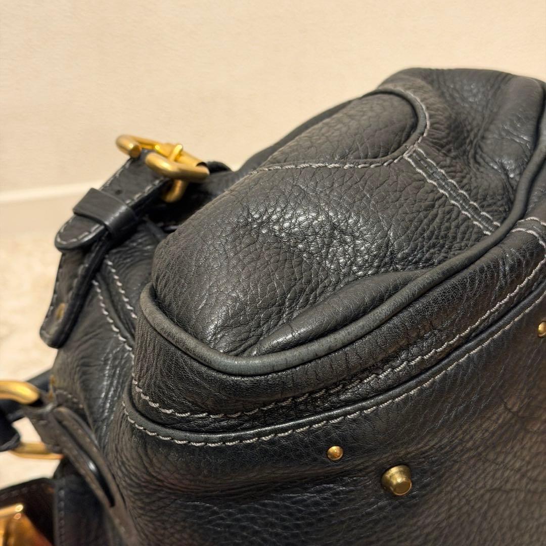 【廃盤・美品】Chloé　クロエ　パディントン　ミィディアム　ブラック　黒　人気