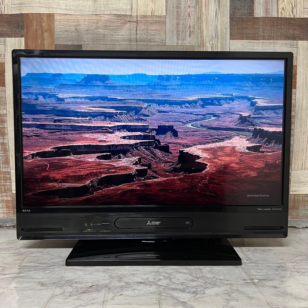 即日受渡❣️ 全国送料込三菱32型ブルーレイ＆HDD1TB録画一体型液晶テレビ