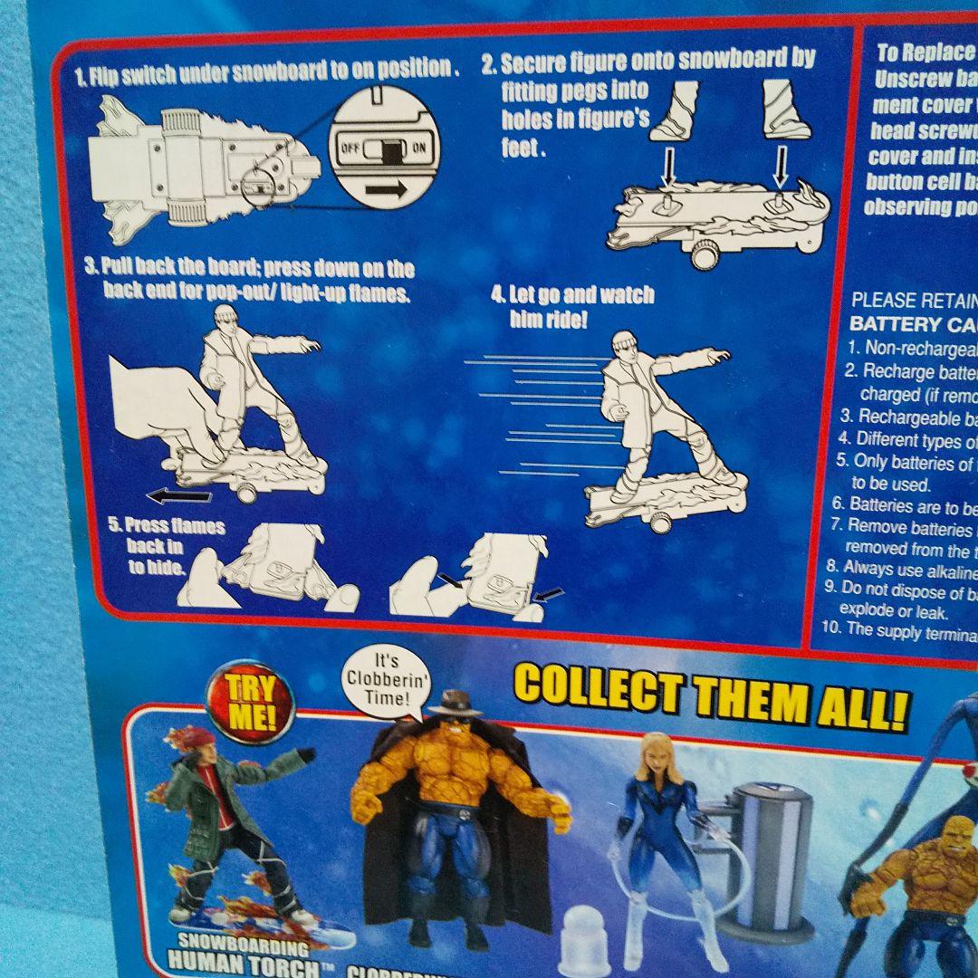 未開封☆ザ・シング＆ヒューマン・トーチ/ファンタスティック・フォー、トイビズ