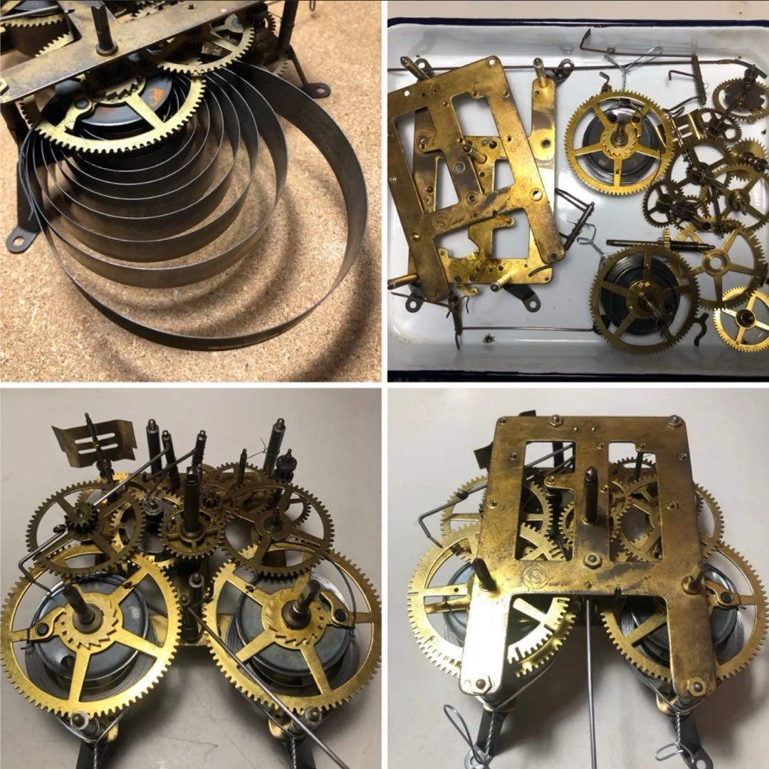 【12/16まで特価】昭和レトロ　精工舎 丸型グレシャム型掛時計 稼働品