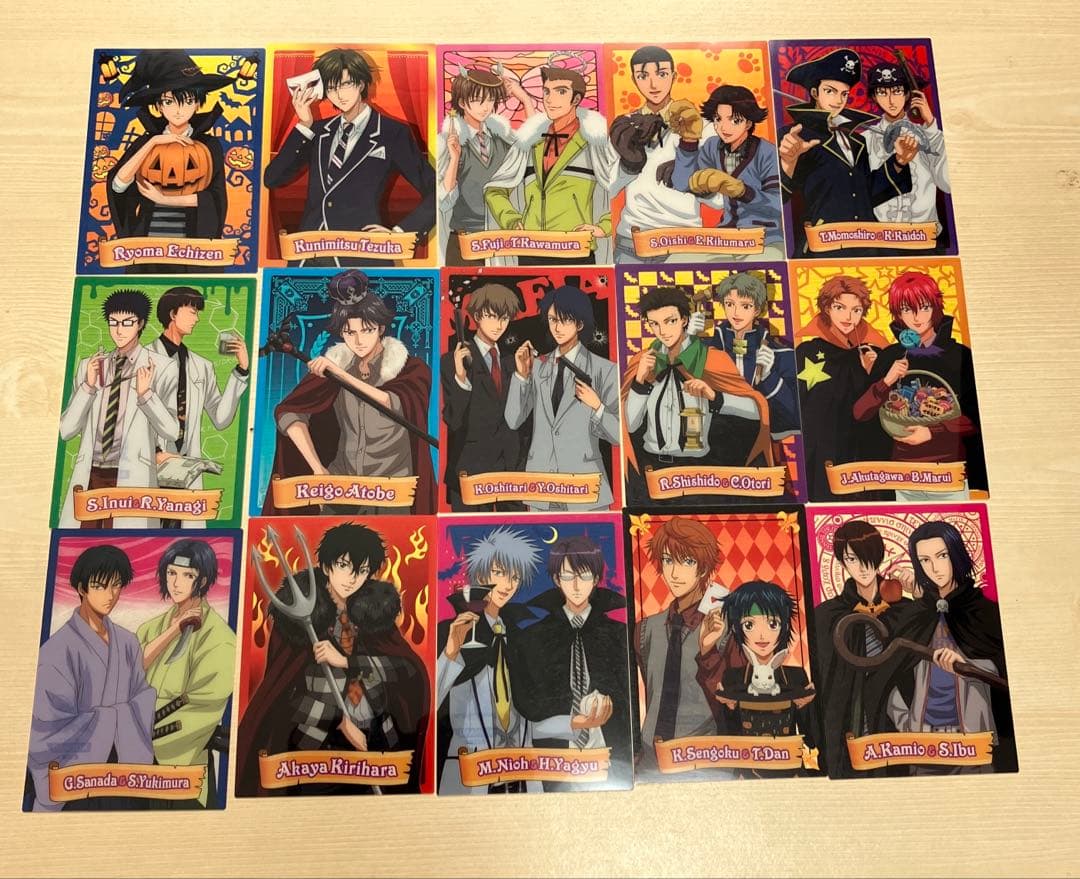 テニスの王子様　シャイニングクリアカード　8 ノーマルカードセット