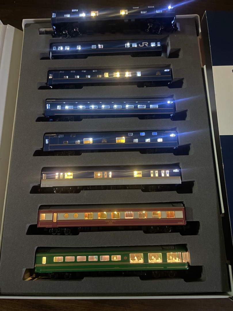 TOMIX Nゲージ 北斗星 夢空間 室内灯付きDENSHA.me 機関車セット