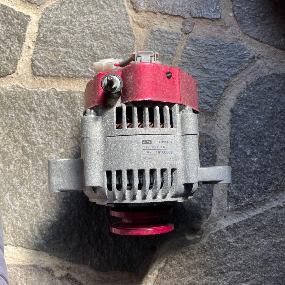 F6A 強化オルタネーター　使用頻度6ヶ月程　取り外し後　室内保管　中古品