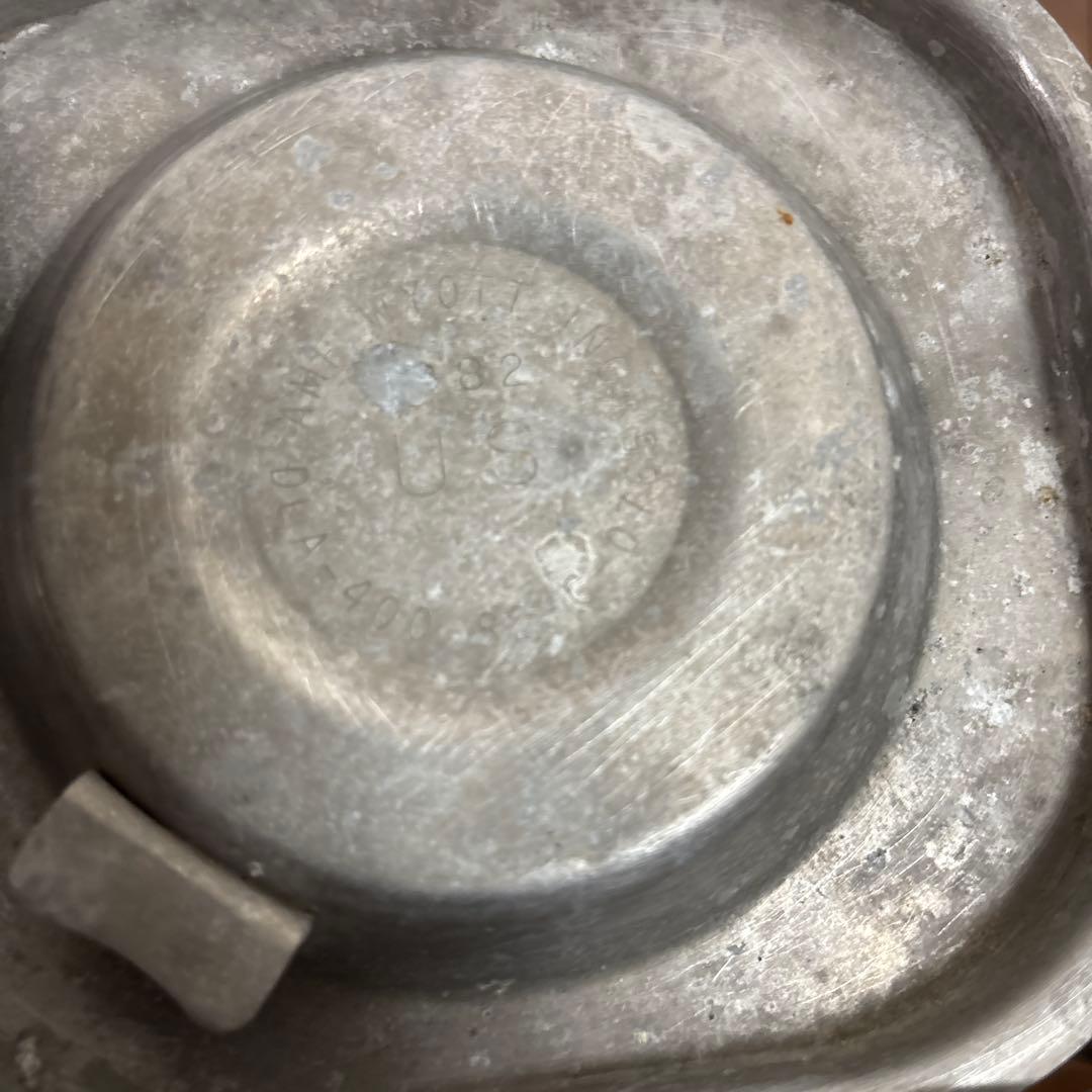 80s 米軍　実物　フードコンテナ ODグリーン 送料無料　①