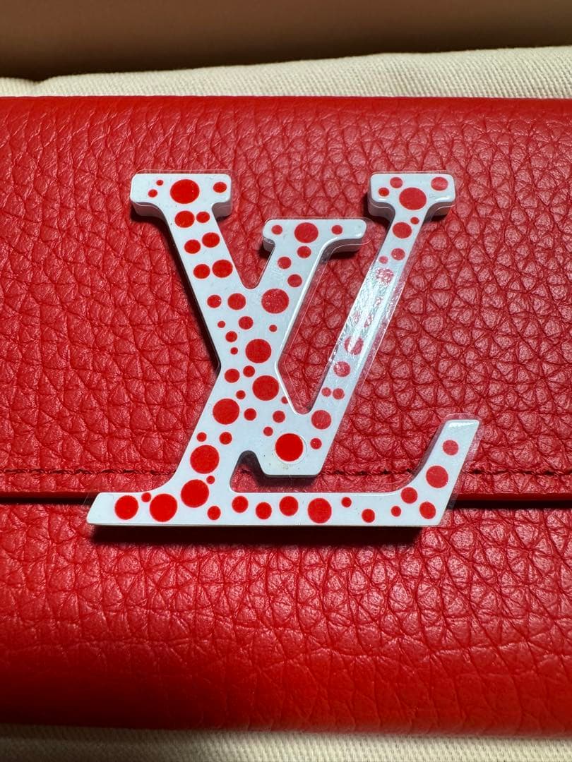 未使用 LV × YK ポルトフォイユ カプシーヌ 草間彌生 ルイヴィトン