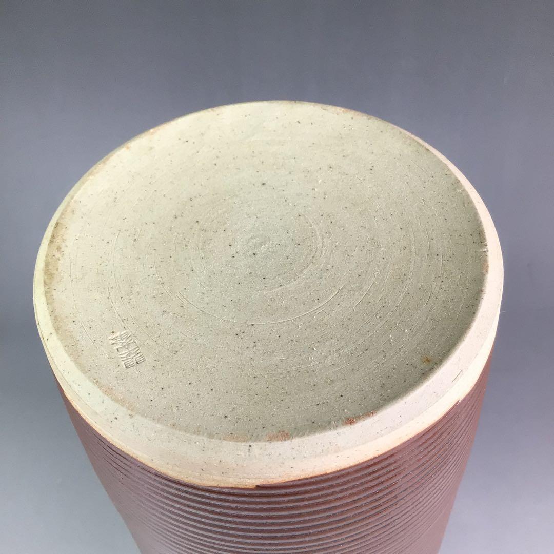 Ｒ２０４　水指　『高取焼』『青柳翠峰造』『細水指』　共箱　茶道具