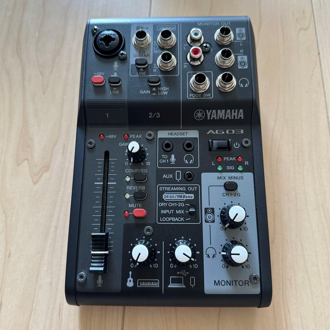 YAMAHA AG03 MK2 ライブブロードキャスティングミキサー