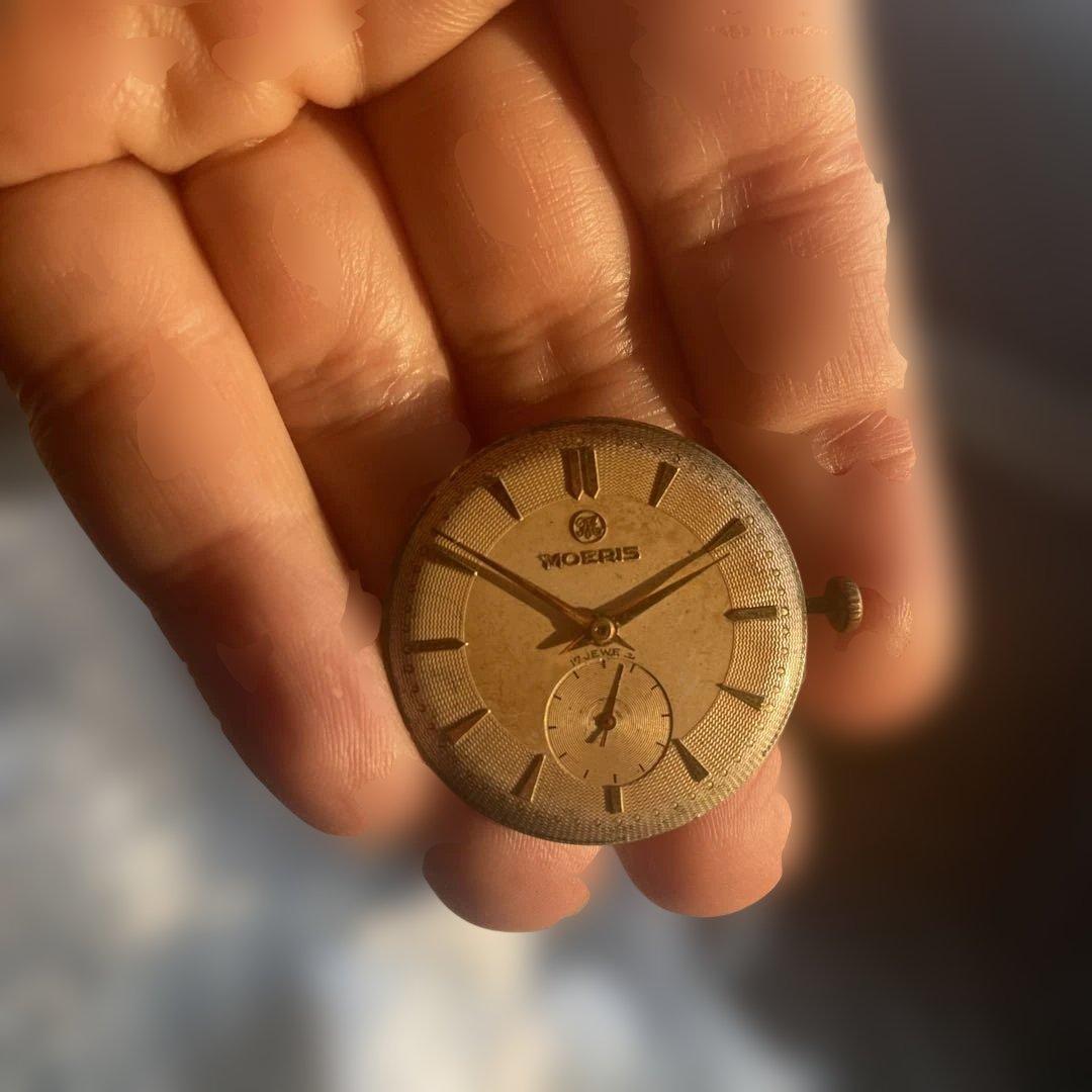 【スイス製】MOERIS アンティーク 懐中時計 手巻き 機械式