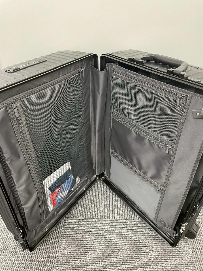 リベティ多機能キャリーケース【マットブラックМサイズ】96