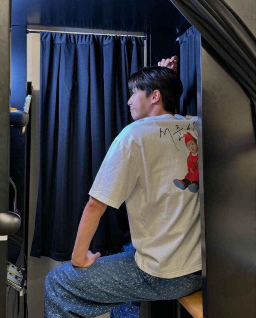 パク・ソジュンファンミーティングTシャツM☆有明アリーナBTSキムテヒョンウガ