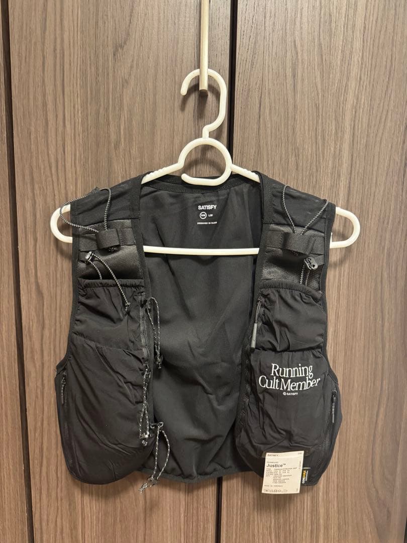即発送SATISFY running cult member ランニングベスト