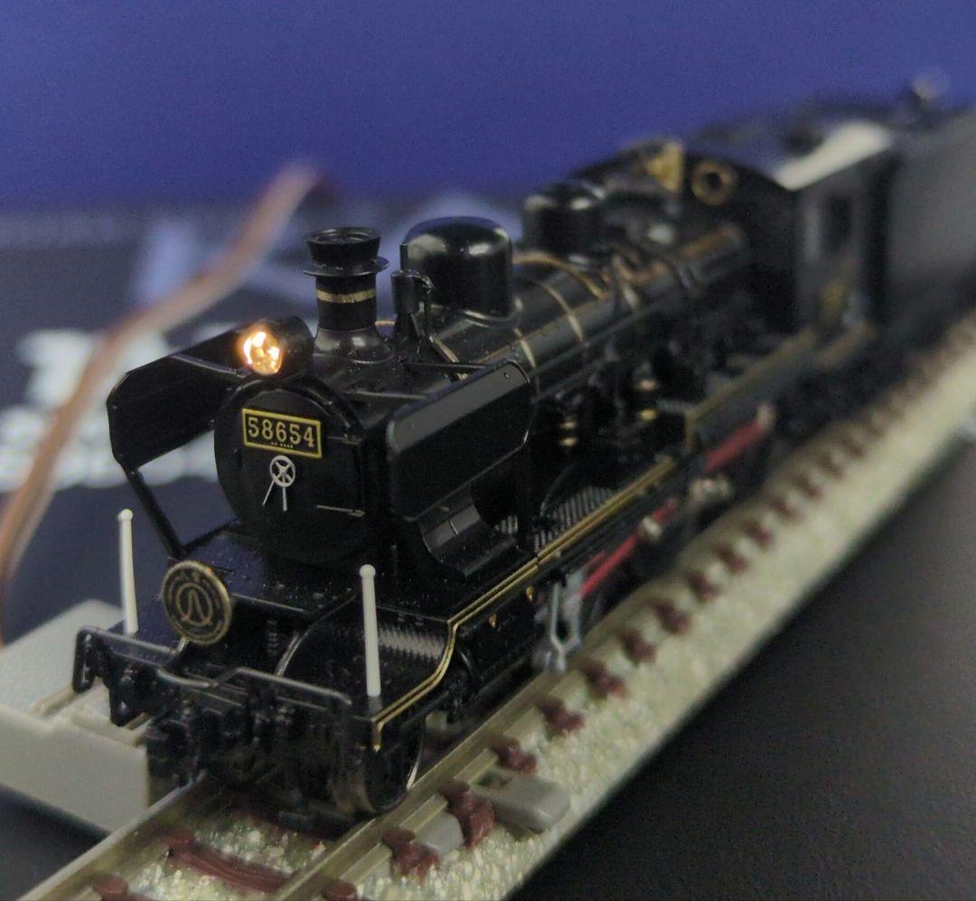 鉄道模型 SL人吉 58654＋50系 4両セット 室内灯完備！！