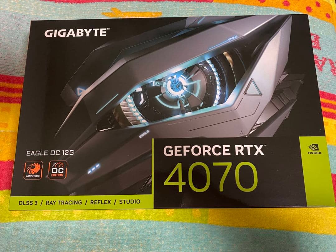 グラフィックボード・グラボ・ビデオカード GIGABYTE GEFORCE RTX 4070 EAGLE OC 12G