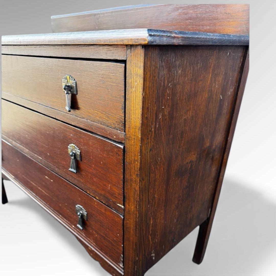 【アンティーク】3段　チェスト 幅99cm 木製 ヴィンテージ クラシック