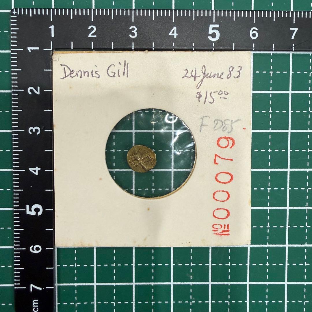 No.67 アンティーク 金貨 インド ファナム トラバンコール 1881