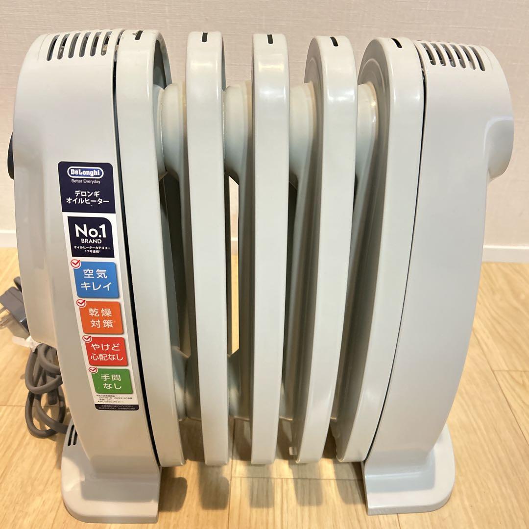 【美品】 デロンギ オイルヒーター RHJ01A0505-DW 500W 小型