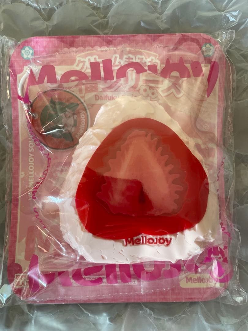 Mellojoy スクイーズ　大福　ストロベリー　mellojoy メロジョイ