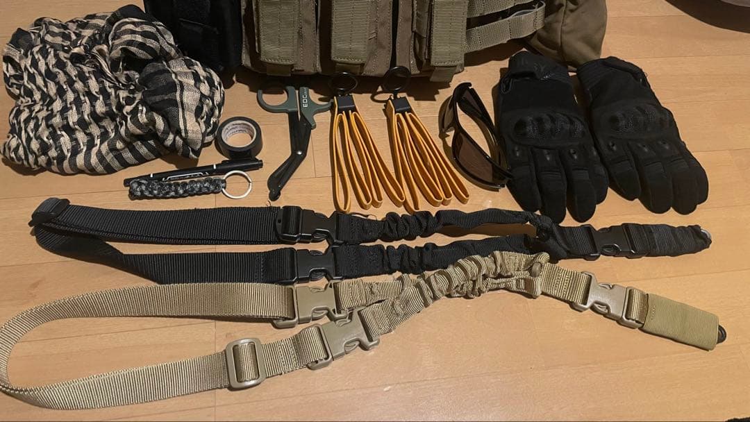 プレキャリと装備一式