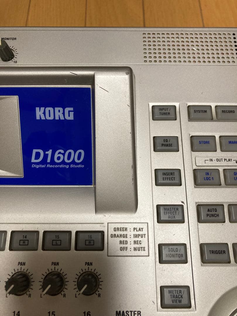 KORG D1600　マルチトラックレコーダー コルグ　取扱説明書付き！