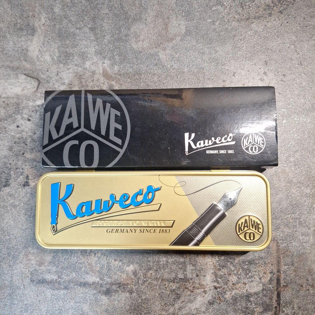 カヴェコスペシャル　限定ブルー　ボールペン　クリップ付き