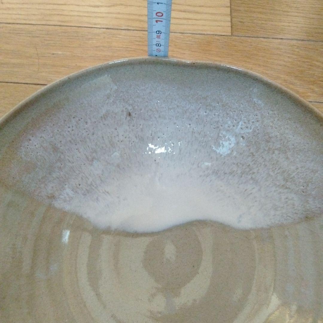 東洋中国骨董【松林庵登陽窯萩焼お皿】人気陶芸家　玉村登陽代表作　在銘あり貴重希少