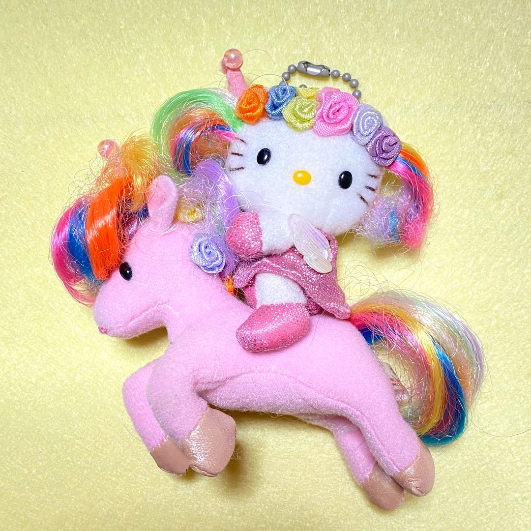 ハローキティ ユニコーン　キティ　ウイングピース　マスコット　サンリオ　激レア