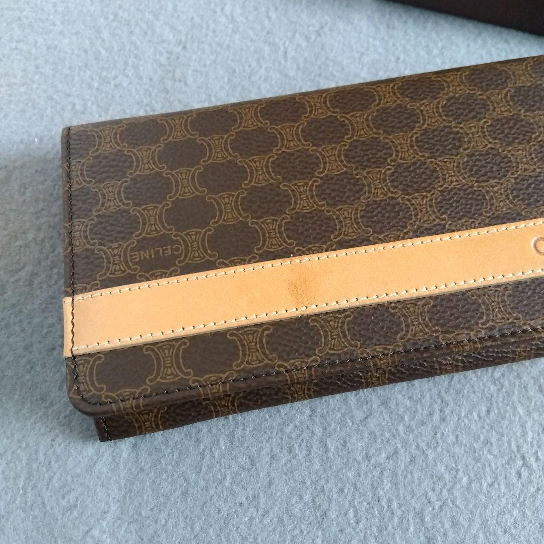 モンチッチ様　【未使用】セリーヌ　CELINE　マカダム柄　2つ折　長財布