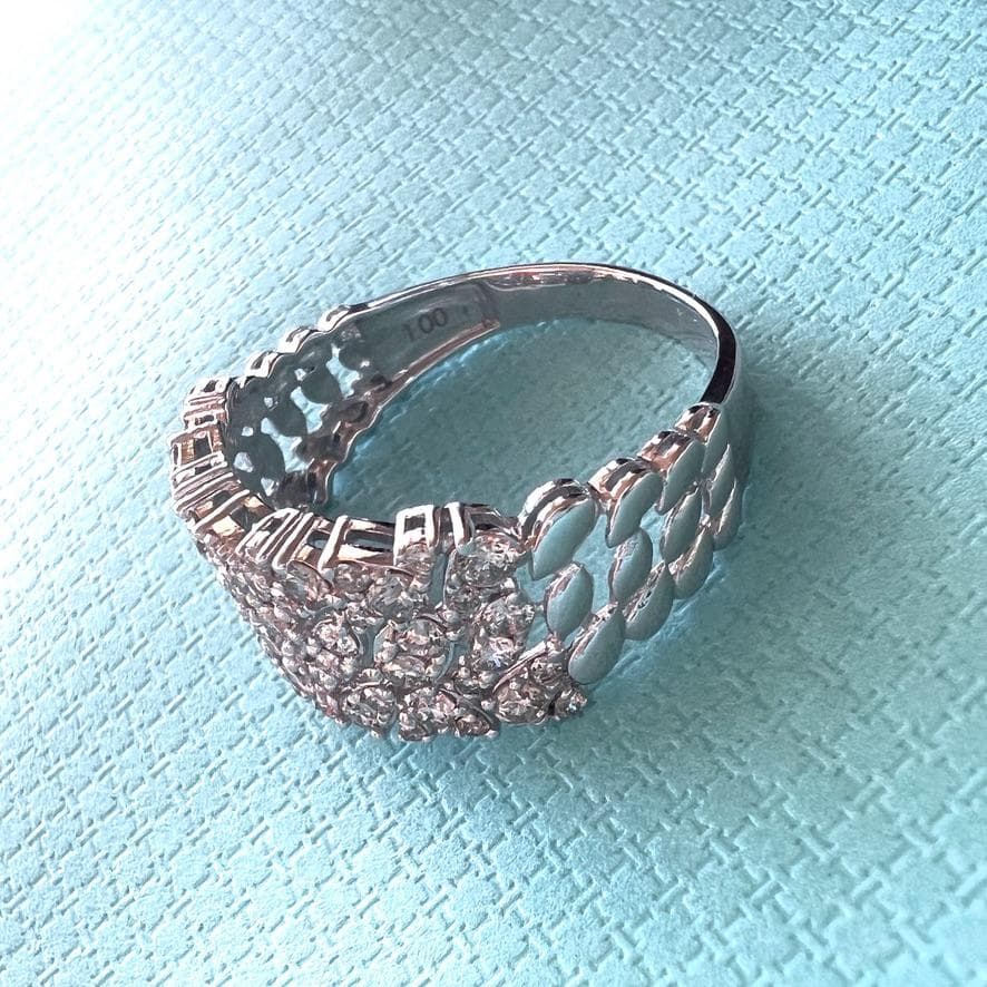 極美品★ダイヤモンド★1.00カラット★ホワイトゴールド★リング★指輪